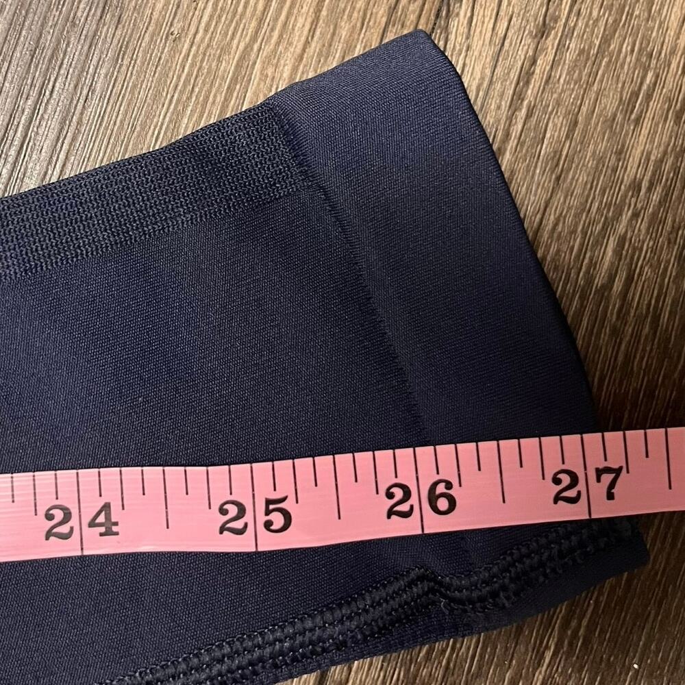 Lululemon Zone In Tight Navy Blue Sz 4 High Rise Leggings 27” Active Compression - Picture 10 of 13